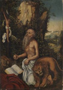 Hl. Hieronymus als Busser