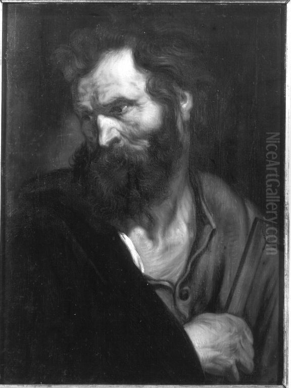 Hl. Judas Thaddaus Oil Painting by Sir Anthony Van Dyck