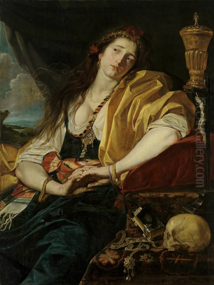 Hl. Magdalena Oil Painting by Abraham Janssens I