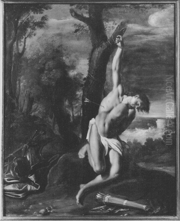 Hl. Sebastian Oil Painting by Matthaus Gundelach