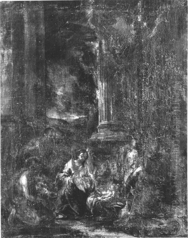 Geburt Christi Oil Painting by Giuseppe Maria Crespi