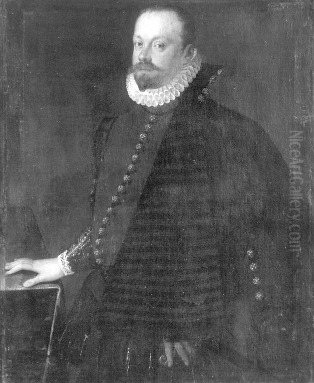 Mannliches Bildnis Oil Painting by Giovanni Battista Moroni