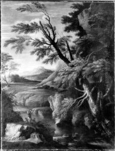 Landschaft mit Kriegern