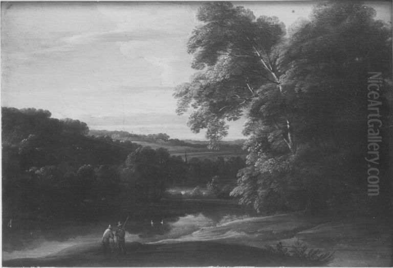 Landschaft mit Staffage Oil Painting by Jacques d'Arthois