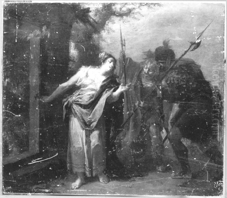 Jael und Sisera Oil Painting by Nikolaus Knupfer