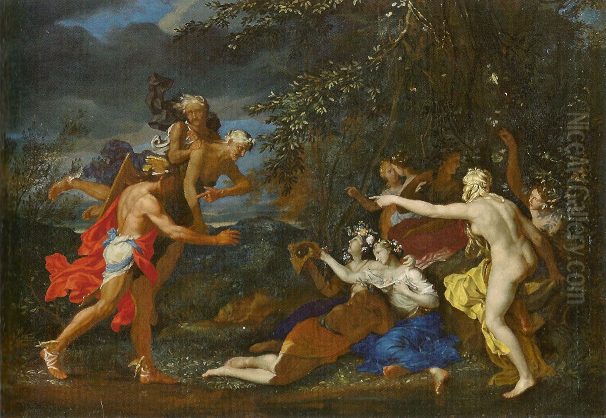 Perseus bei den Nymphen Oil Painting by Joseph Werner the Younger