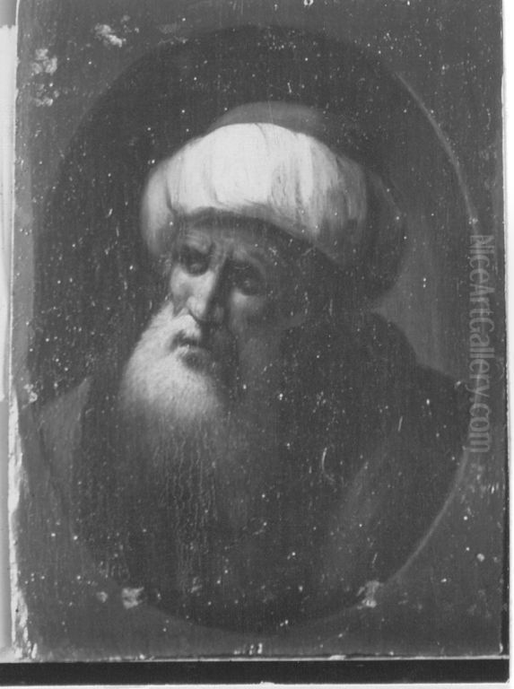 Studienkopf Oil Painting by Johann Andreas Herrlein