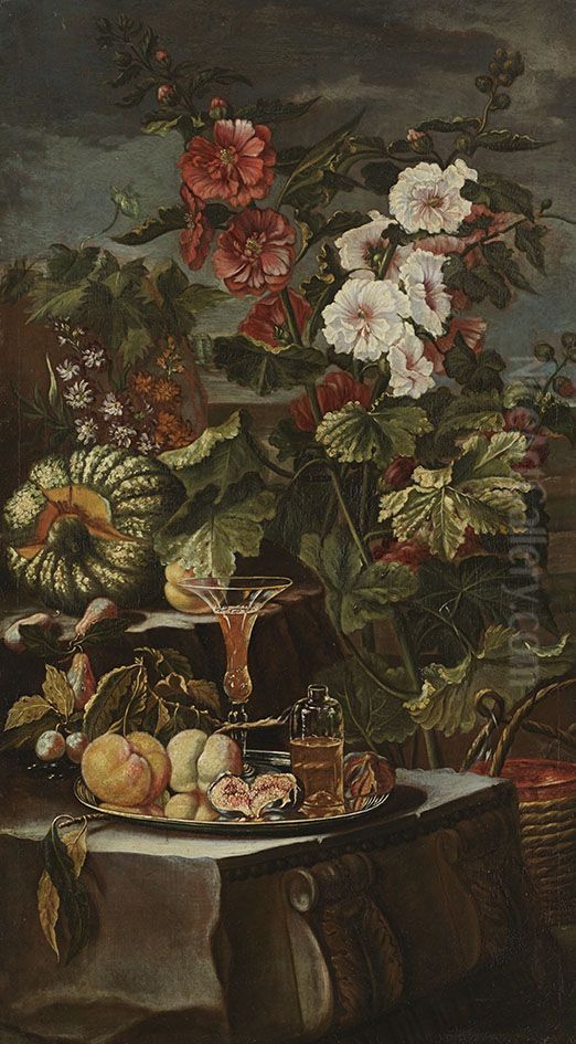 Stillleben Oil Painting by Maximilian Pfeiler