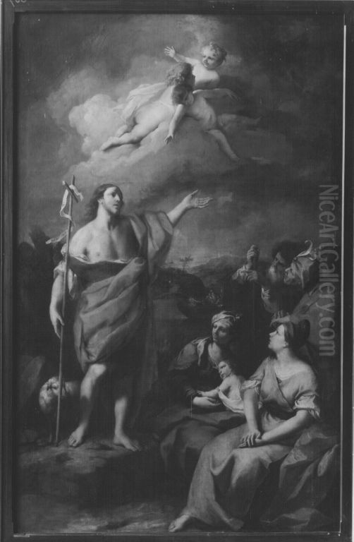 Predigt Johannes des Taufers Oil Painting by Jacopo Amigoni