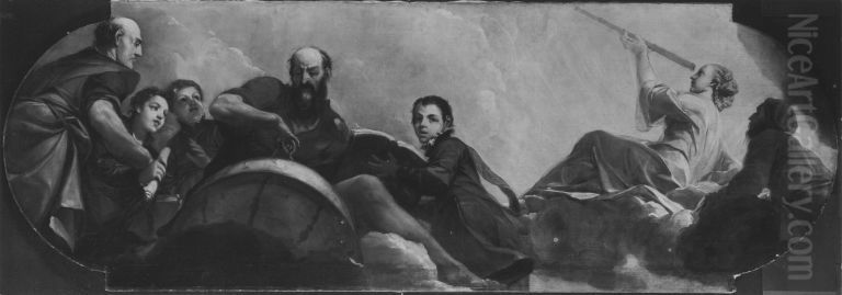 Allegorie auf die Astronomie Oil Painting by Antonio Bellucci