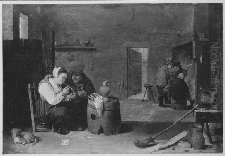 Bauernschenke Oil Painting by David Teniers the Younger
