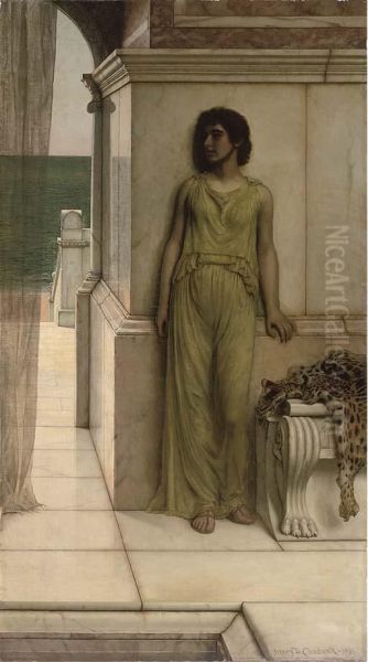A Greek Girl Oil Painting by Henry Daniel Chadwick