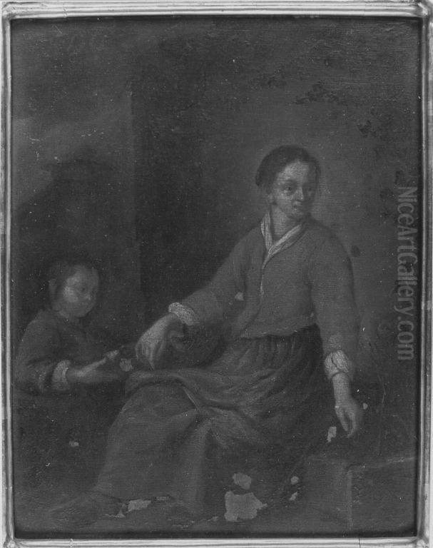 Genrestuck Oil Painting by David Teniers the Younger