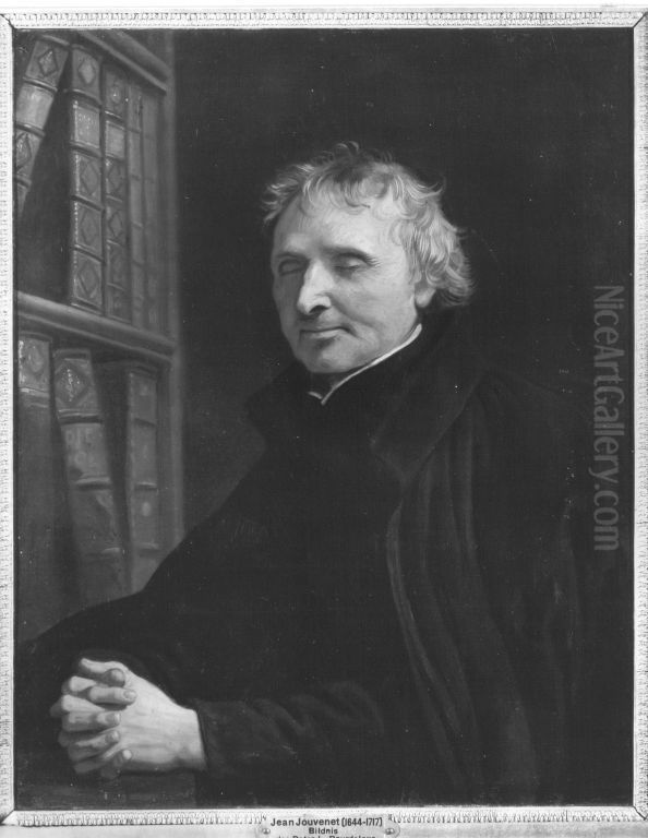 Bildnis des Paters Louis Bourdaloue Oil Painting by Jean Jouvenet
