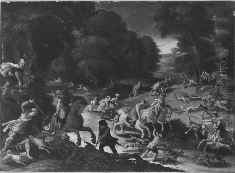 Jagdstuck Oil Painting by Antonio Tempesta