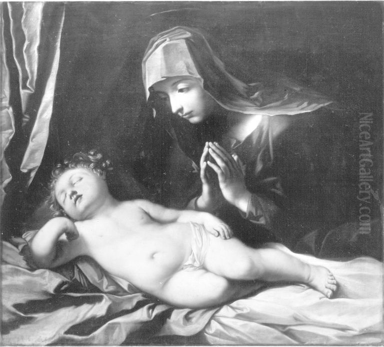 Maria mit dem Kind Oil Painting by Guido Reni