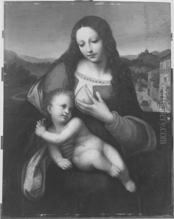Maria mit Kind Oil Painting by Giampietrino