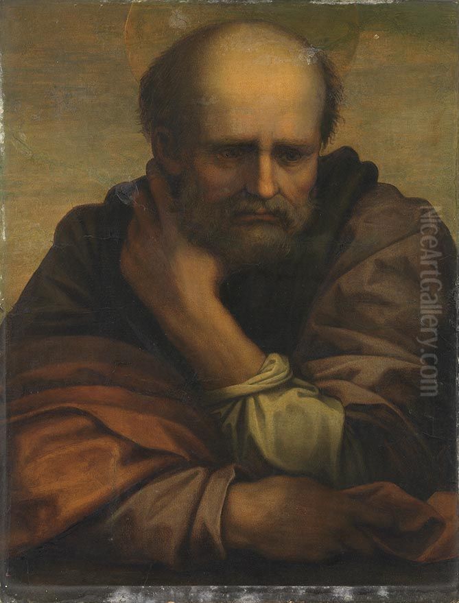 Hl. Joseph Oil Painting by Andrea Del Sarto