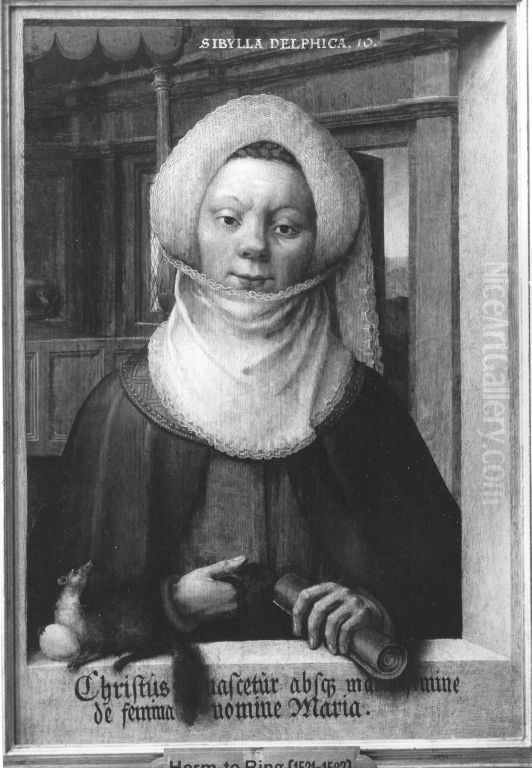 Sibylla Delphica Oil Painting by Hermann Tom Ring