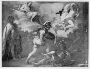 Zweikampf des Turnus und Aeneas