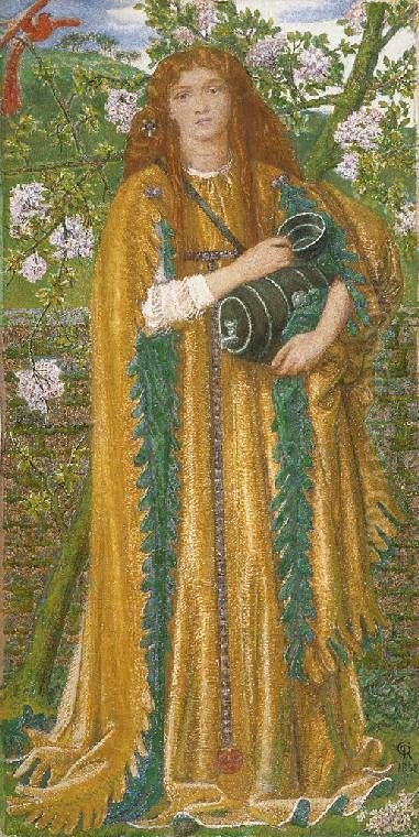 Princess Parisade Oil Painting by Dante Gabriel Rossetti