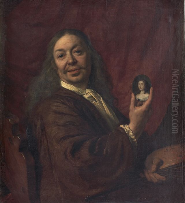 Self-portrait Oil Painting by Bartholomeus Van Der Helst