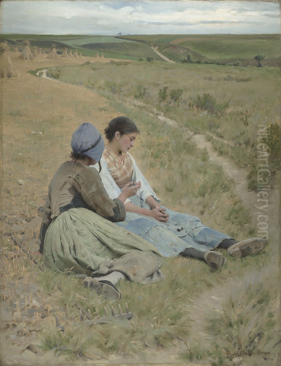 Peines de Coeur Oil Painting by Charles Sprague Pearce