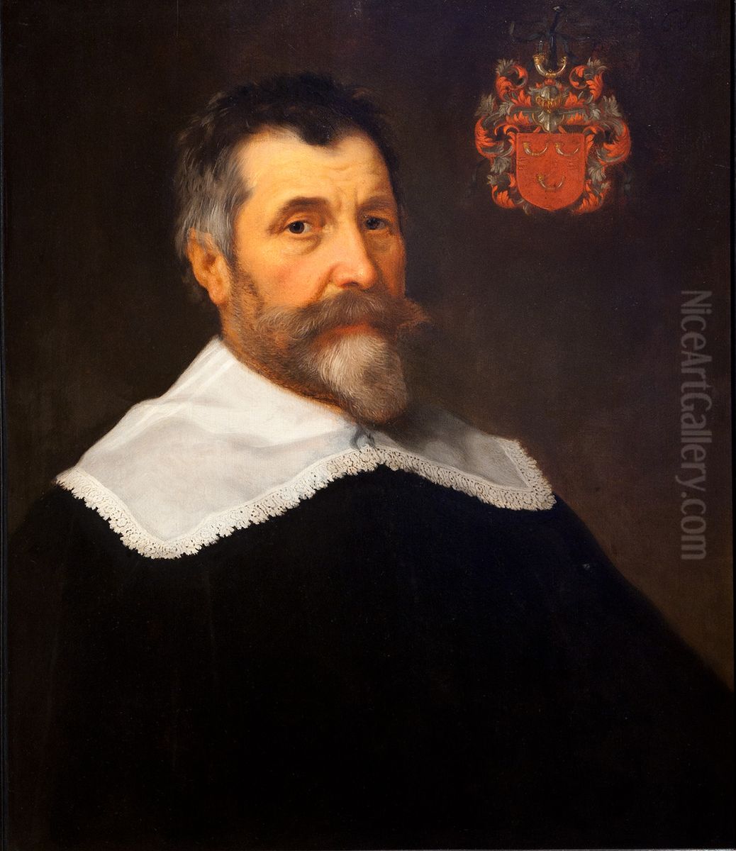 Portrait of Dirck de Vlaming van Oudtshoorn Oil Painting by Bartholomeus Van Der Helst