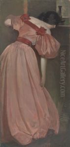 Portrait Study in Pink (The Pink Gown)