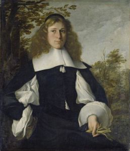 Portrait of a young man at half length