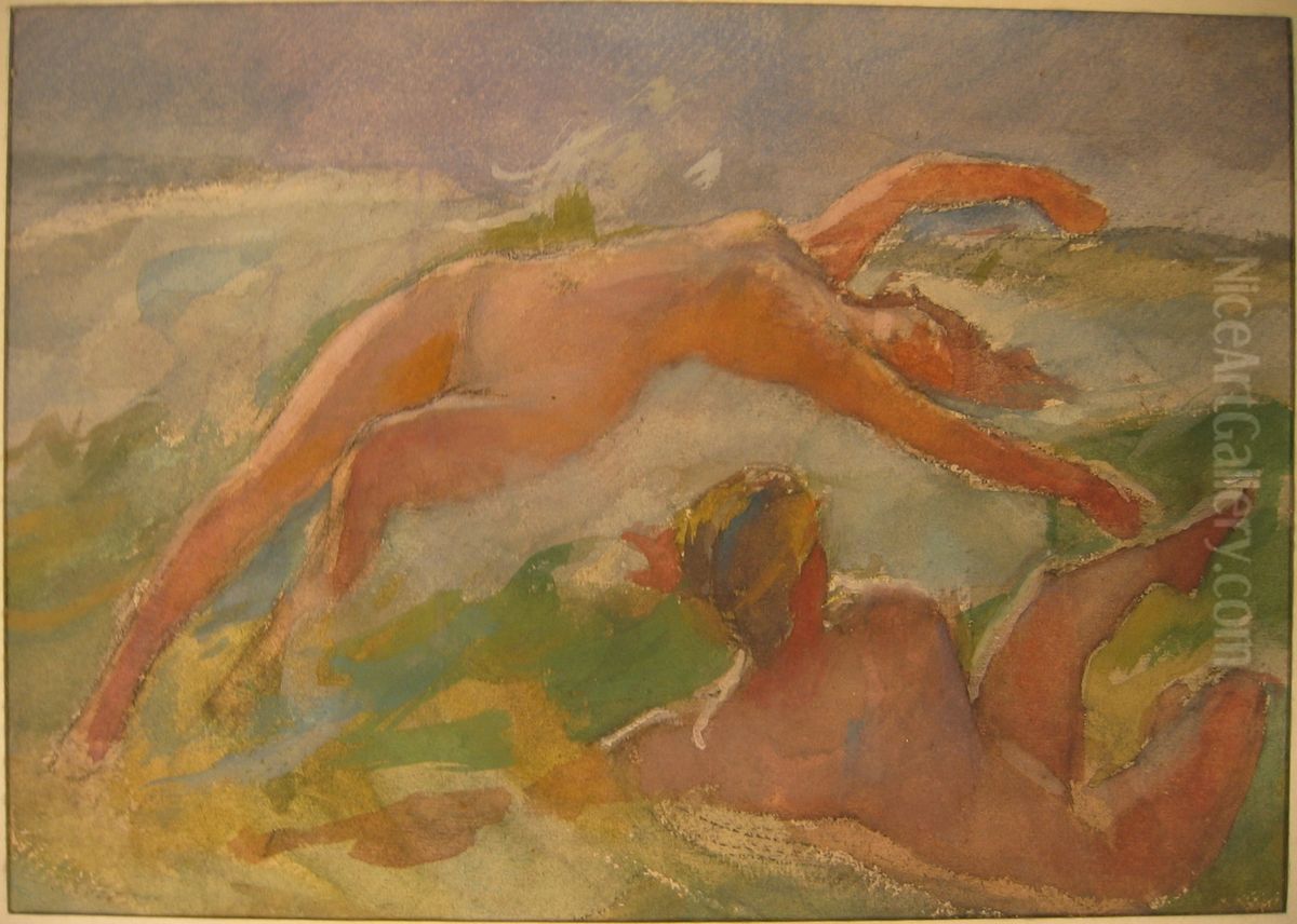 Study for The Mermaids Oil Painting by Henry Luyten