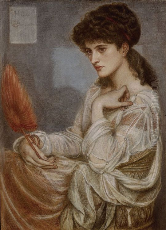 Maria Theresa Zambaco Oil Painting by Dante Gabriel Rossetti