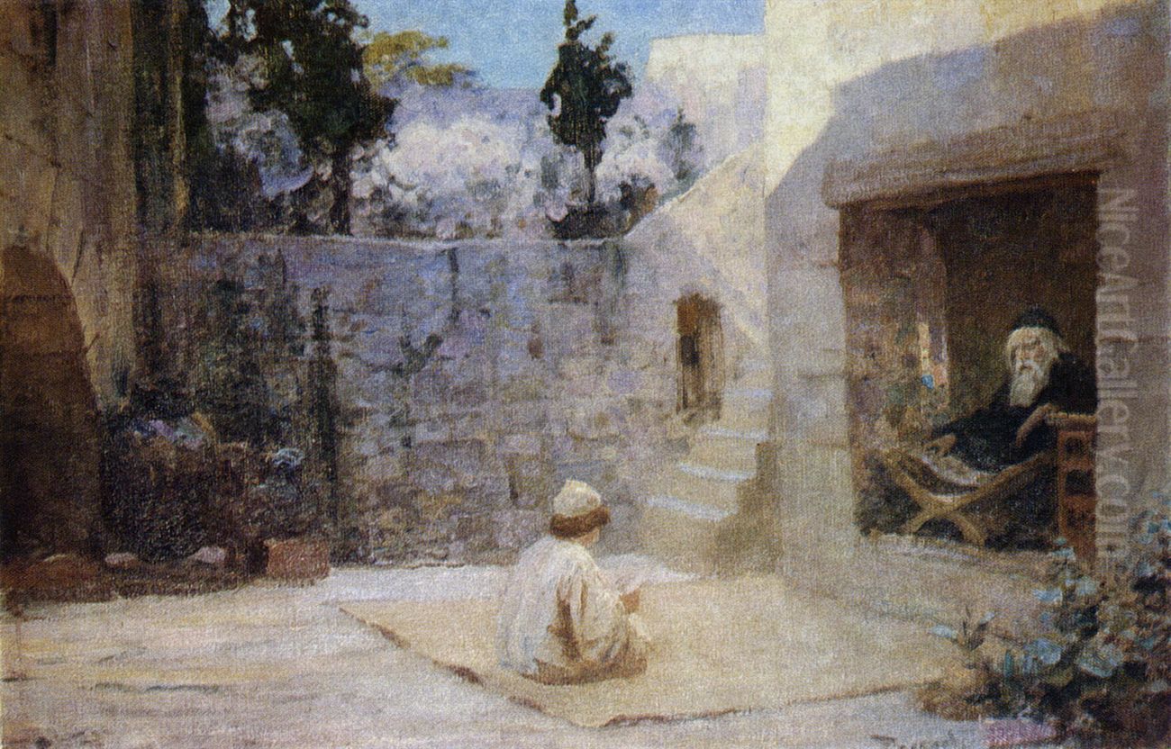 <<Ispolnalsa premudrosti>> Oil Painting by Vasily Polenov