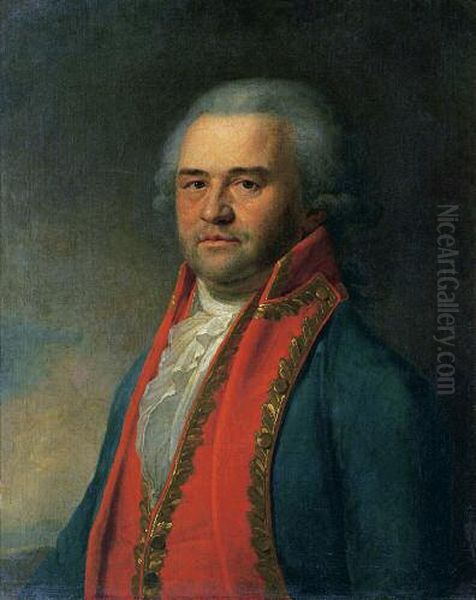 A. N. Astafiev's portrait Oil Painting by Vladimir Borovikovsky