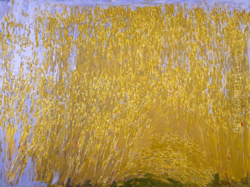 Campo luce Oil Painting by Piero Giunni