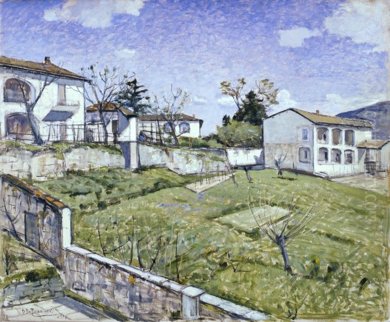 Mattino Oil Painting by Domenico De Bernardi