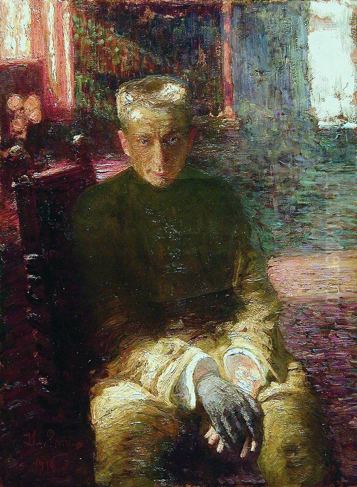 Alexander Kerensky Oil Painting by Repin Iliya