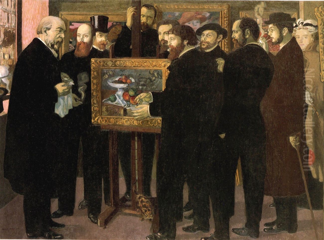 Homage to Cezanne Oil Painting by Maurice Denis