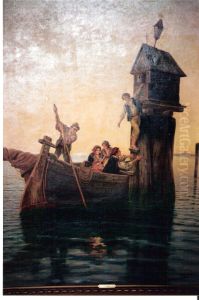 Faro nella laguna di Venezia