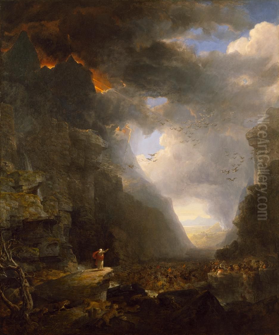 God's Judgment upon Gog Oil Painting by Asher Brown Durand