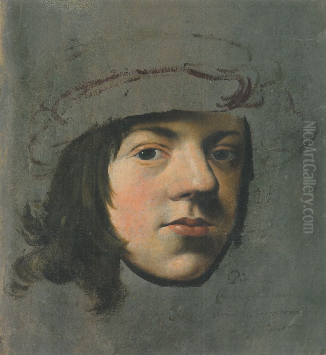 Self-portrait Oil Painting by Cornelis Pietersz Bega