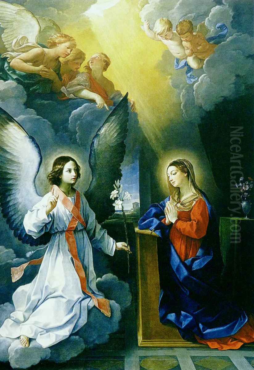 Annunciation Oil Painting by Guido Reni