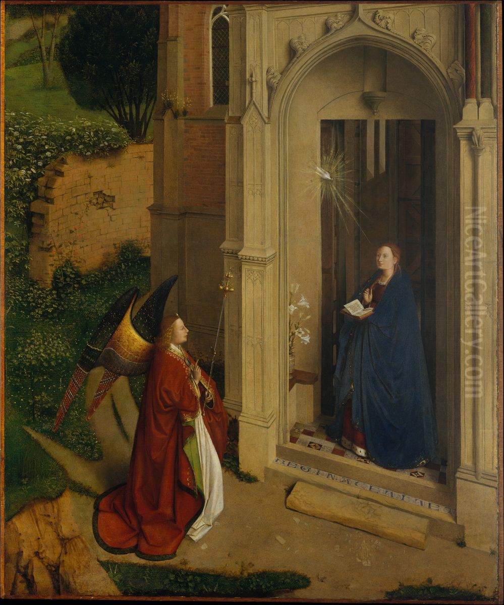 The Annunciation Oil Painting by Petrus Christus