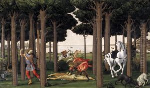 The story of Nastagio degli Honesti, panel II