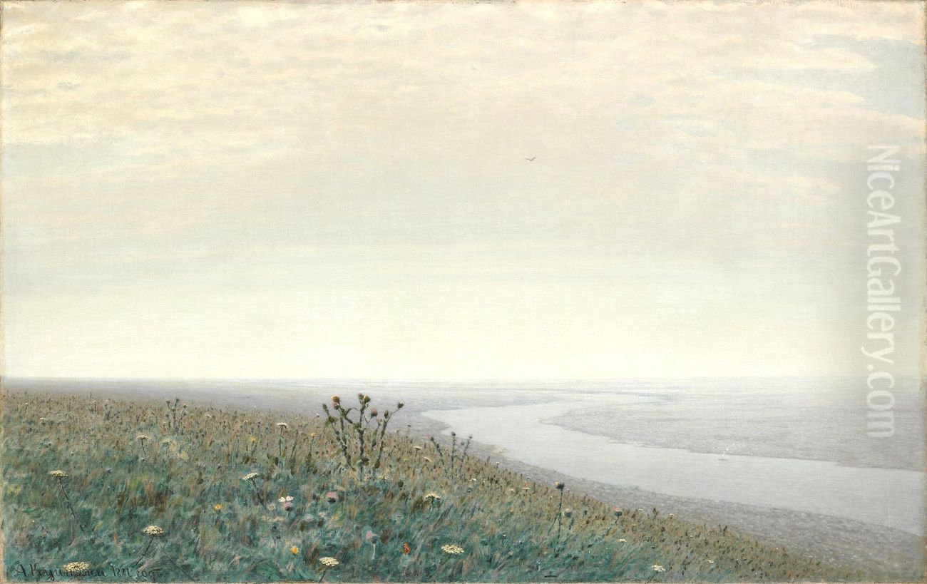 Dnepr utrom Oil Painting by Arkhip Kuindzhi
