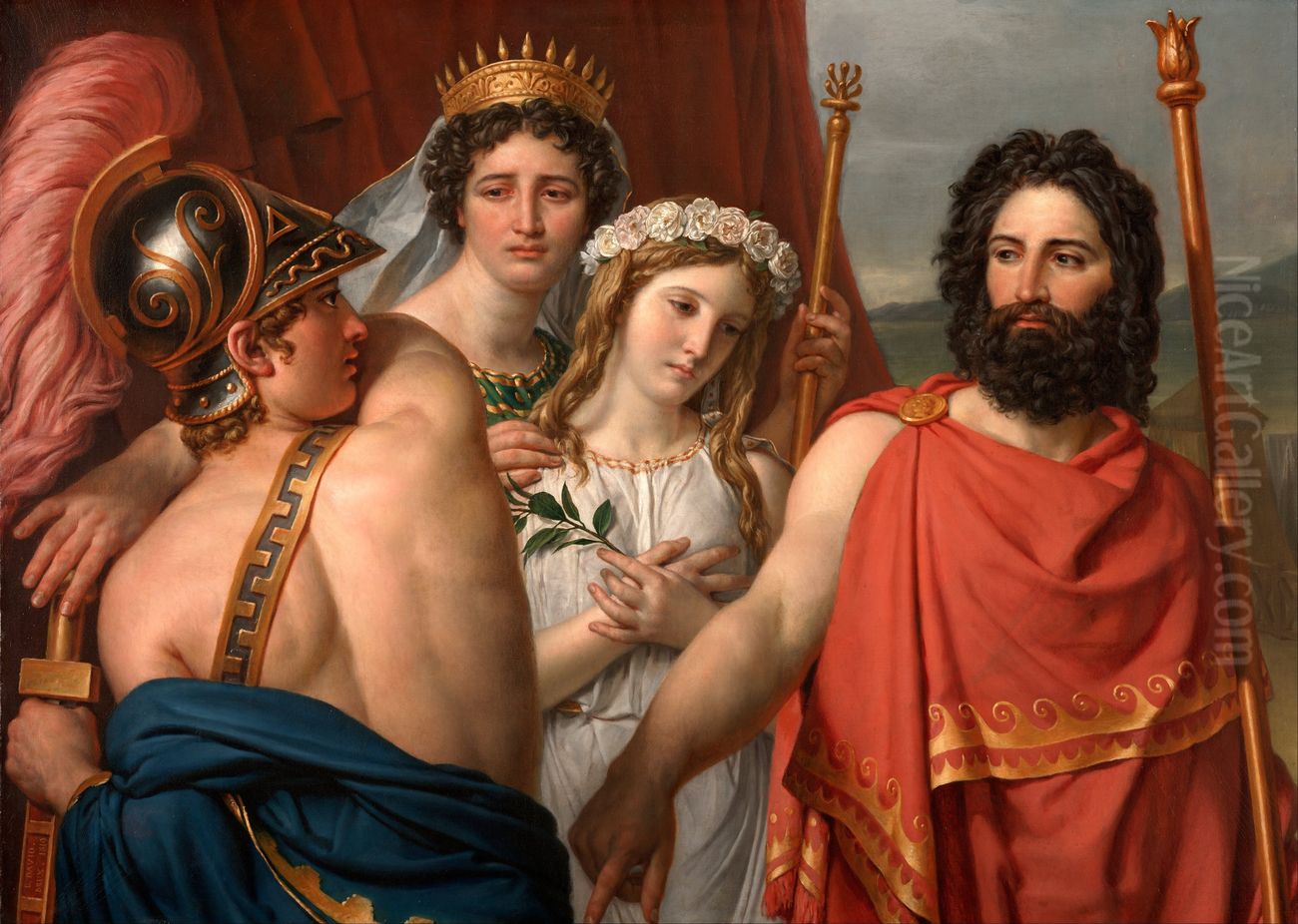 The Anger of Achilles Oil Painting by Jacques-Louis David