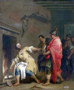 Marcus Curius Dentatus refuses the gifts of the Samnites