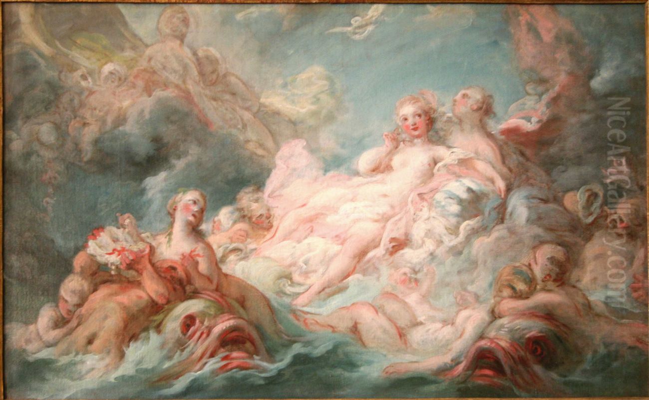 The Birth of Venus Oil Painting by Jean-Honore Fragonard