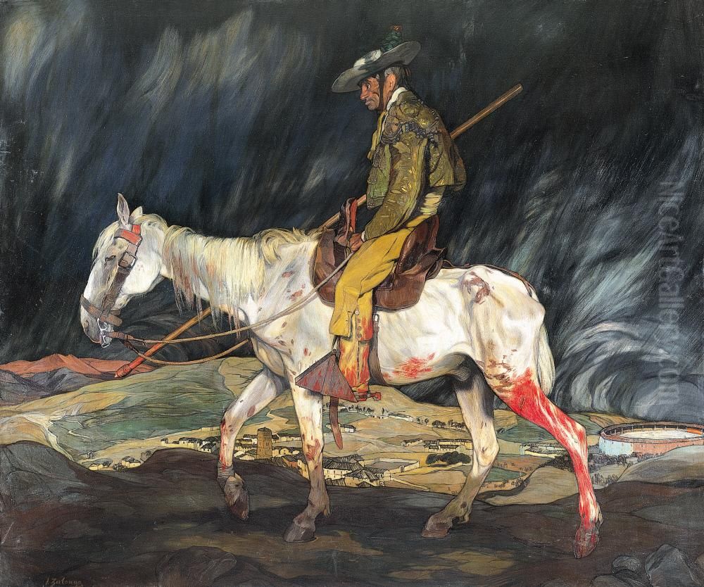 The Victim of the Fiesta Oil Painting by Ignacio Zuloaga
