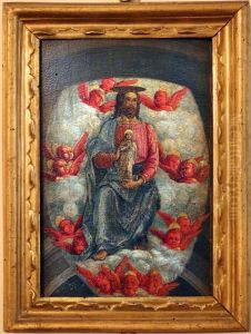 Christ with the soul of the Virgin